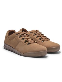 WOODLAND - Brown Lightweight Breathable Comfortable Sneakers for Men's