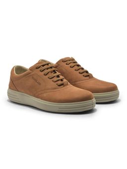 WOODLAND - Brown Lightweight Breathable Comfortable Sneakers for Men's