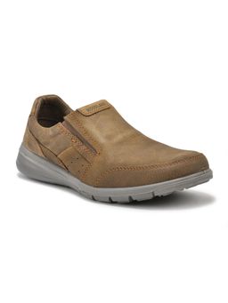 WOODLAND - Beige Slip On Lightweight Comfortable Sneakers for Men's