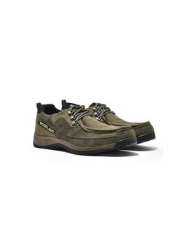 WOODLAND - Olive Lightweight Breathable Comfortable Sneakers for Men's