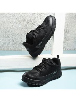 WOODLAND - Black Lightweight Breathable Durable Sneakers for Men's