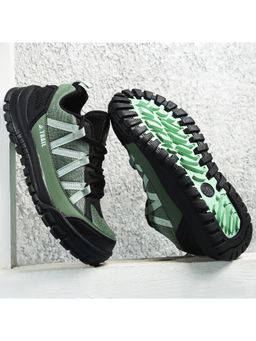 WOODLAND - Olive Lightweight Breathable Durable Sneakers for Men's
