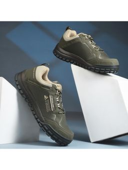 WOODLAND - Olive Lightweight Breathable Durable Sneakers for Men's