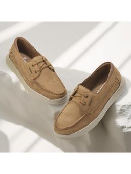 WOODLAND - Brown Lightweight Breathable Comfortable Sneakers for Men's