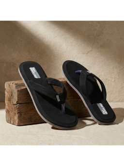 WOODLAND - Women's Black Comfortable Soft Sole Lightweight Home Wear Flipflops