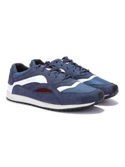 WOODLAND - Blue Lightweight Breathable Comfortable Sneakers for Men's