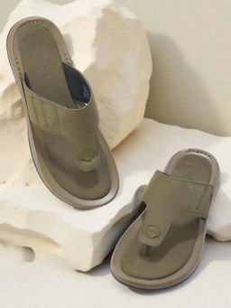 WOODLAND - Olive Soft Sole Lightweight Home Wear Sandal for Men's