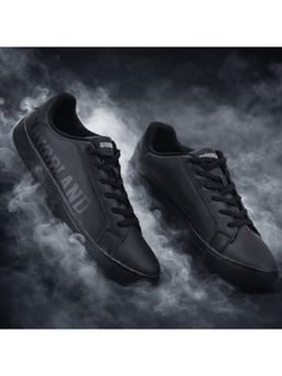WOODLAND - Black Lightweight Breathable Sneakers for Men's