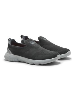 WOODLAND - Grey Slip On Lightweight Breathable Sneakers for Men's