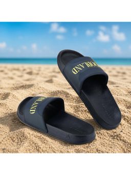 WOODLAND - Navy Blue Comfortable Lightweight Cushioned Daily Use Sliders for Men's