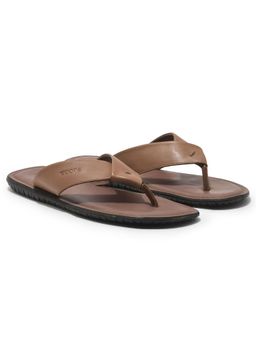 WOODLAND - Brown Soft Sole Lightweight Home Wear Sandal for Men's