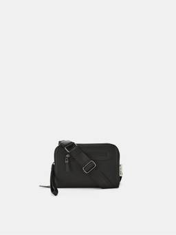 CARPISA ITALIA - Men Brief Pro Black Pouch with Detachable Strap (M)