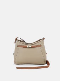 CARPISA ITALIA - Women Chamonix Beige Handbag with Detachable Strap (M)