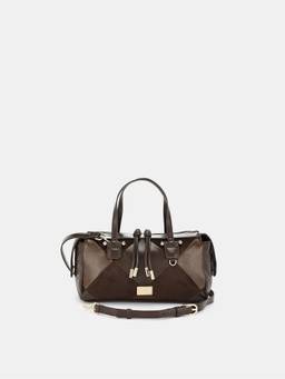 CARPISA ITALIA - Women Zora Brown Handbag with Detachable Strap (M)