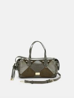 CARPISA ITALIA - Women Zora Olive Handbag with Detachable Strap (M)
