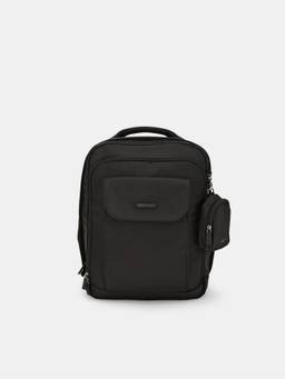 CARPISA ITALIA - Unisex Softair Go Black Backpack with Pouch (L)
