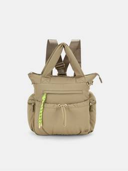 CARPISA ITALIA - Women Valentina Beige Handbag with Detachable Strap (S)