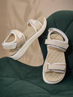 Campus - Women Beige Velcro Sandal