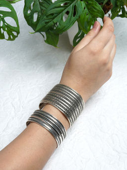 Teejh - Aliaa Stacked Bracelet (Set Of 2)