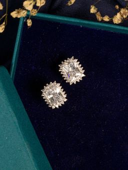 Margento Jewels - 925 Sterling Silver Swarovski Zirconia Unique Women Stud