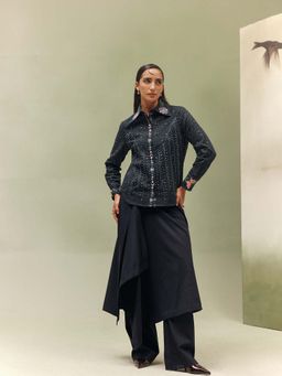 NOIB - Navy Blue Celia Shirt - Shooting Stars