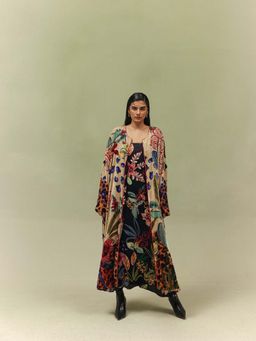 NOIB - Beige Demi Reversible Shrug - Wildflower