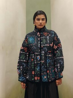 NOIB - Black Nico Jacket - Garden Dancers