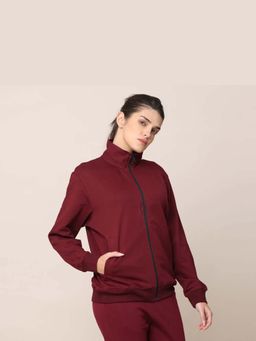 Saltpetre - Maroon Organic Cotton Commuter Jacket