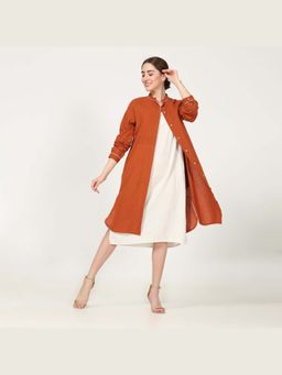 Saltpetre - Rust Dress with Jacket