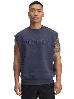 Under Armour - Project Rock Grey Men's Icon Sleeveless Sweatshirt