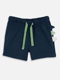 Chicco - Boys Navy Blue Solid Shorts