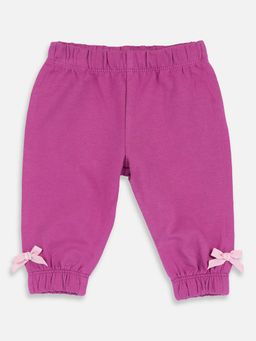 Chicco - Girls Pink Solid Joggers