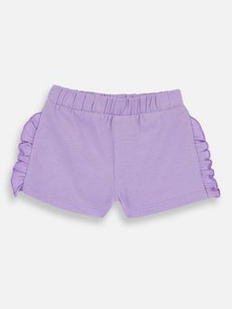 Chicco - Girls Purple Solid Shorts