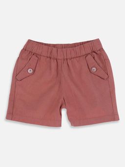 Chicco - Boys Light Rust Solid Shorts