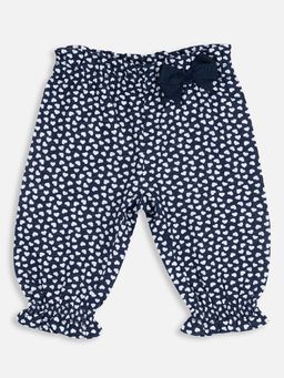 Chicco - Girls Navy Blue Embellished Joggers