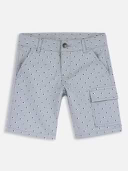 Chicco - Boys Grey Printed Shorts
