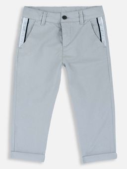 Chicco - Boys Light Grey Solid Trouser