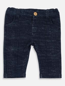 Chicco - Boys Navy Blue Solid Trouser