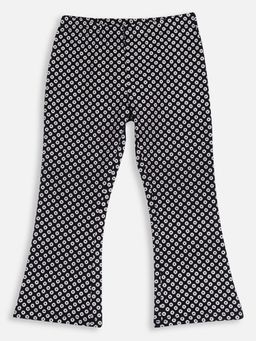Chicco - Girls Black Printed Pant