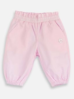 Chicco - Girls Light Pink Solid Joggers