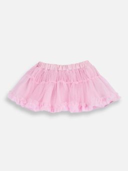 Chicco - Girls Light Pink Solid Skirt
