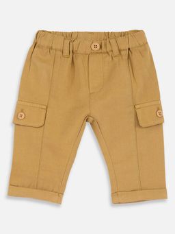 Chicco - Boys Dark Yellow Solid Trouser