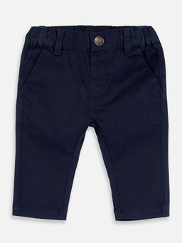 Chicco - Boys Solid Navy Blue Trouser