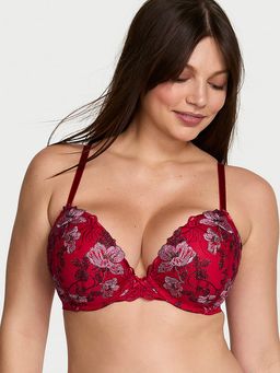 Victoria's Secret - Dream Angels Beautiful Bows Embroidery Push-Up Bra