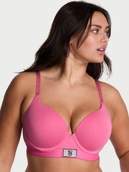 Victoria's Secret - The T-Shirt Perfect Shape Shine Patch Pink Push-Up Bra