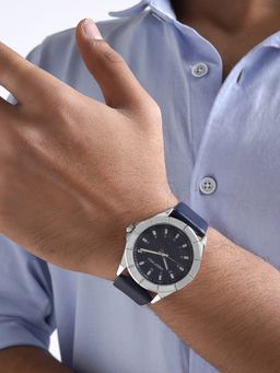 Joker and Witch - Joker & Witch Zonda Blue Dial Blue Leather Strap Watch