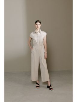 Perona - Anika Cream Luxe Jumpsuit