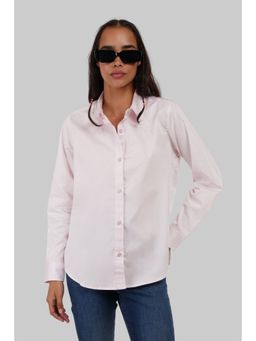 UNDERRATED CLUB - Baby Pink Regular Fit Shirt