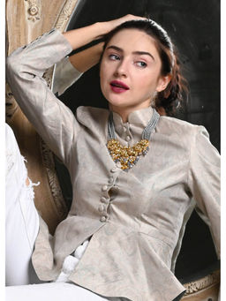 Odette - Gray Metal Necklace