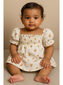 Earthy Tweens - Lily Lace Smocked Dress